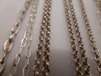 cadenas de plata. cod 36