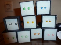 pendientes de plata para niña. cod 18